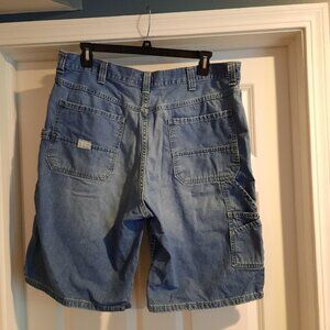 Vtg Old Navy Painters Shorts Mens 38 Denim Jean Carpenter Baggy Skater‎ Jorts